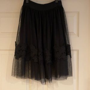 Black Tulle Skirt